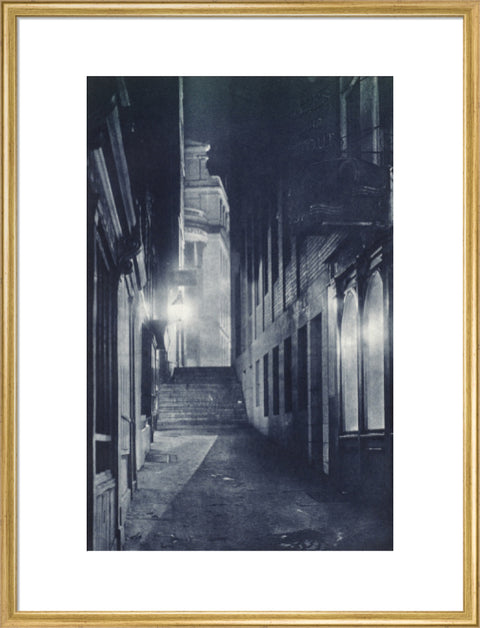 Grange Street at night 1934