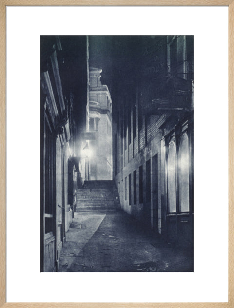 Grange Street at night 1934