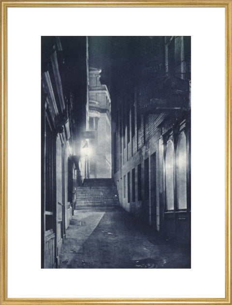 Grange Street at night 1934