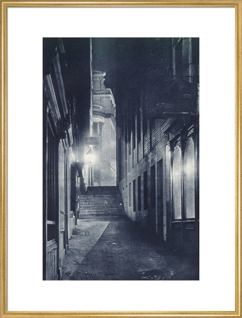 Grange Street at night 1934