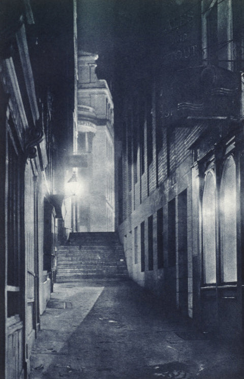 Grange Street at night 1934