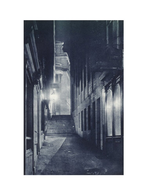 Grange Street at night 1934