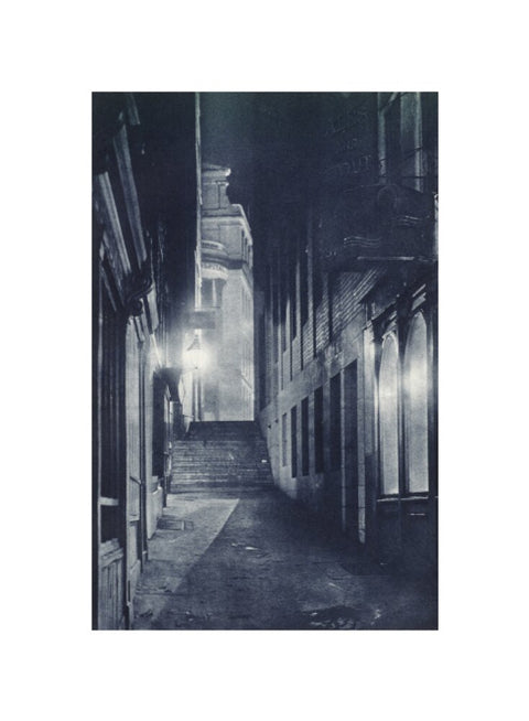 Grange Street at night 1934