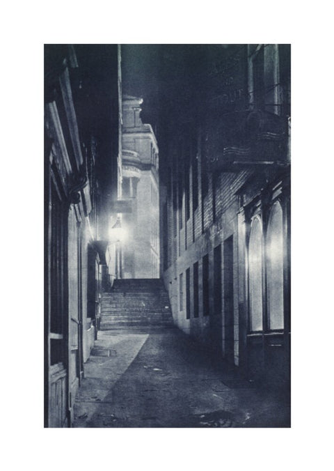 Grange Street at night 1934