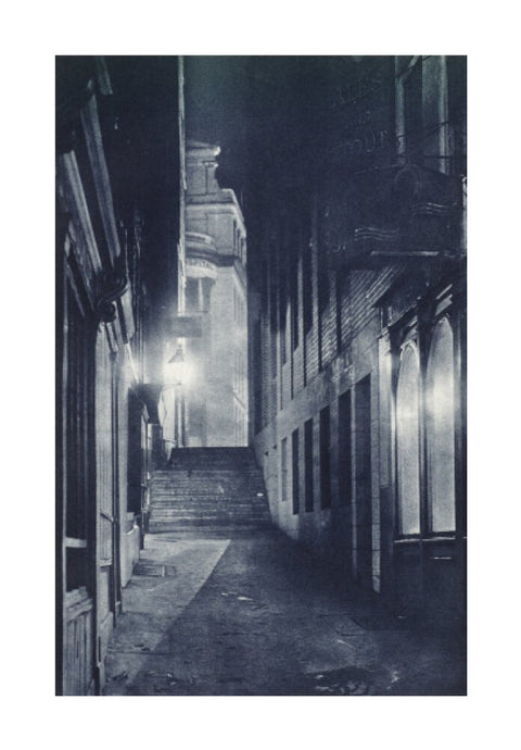 Grange Street at night 1934