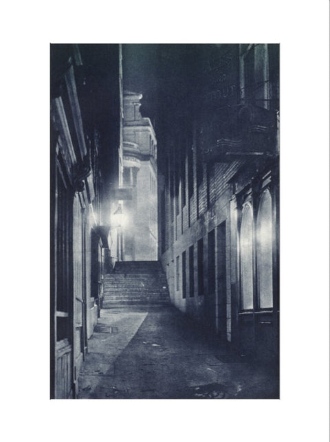 Grange Street at night 1934