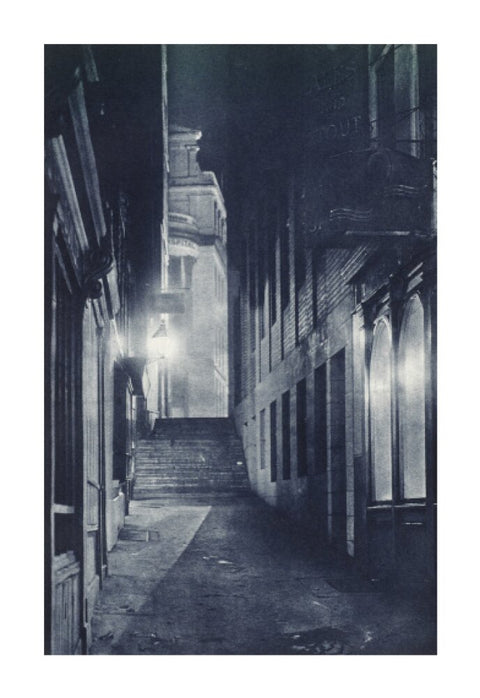 Grange Street at night 1934