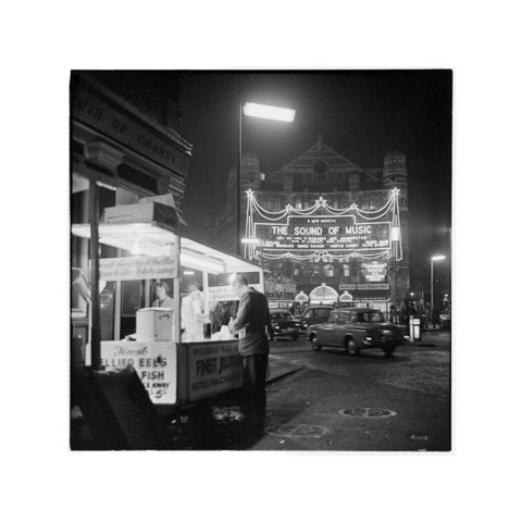 The Palace Theatre at night 1960