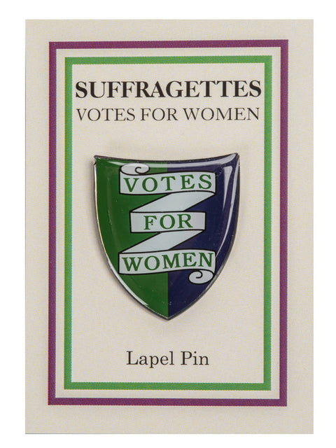 Pin Votes for Women Shield