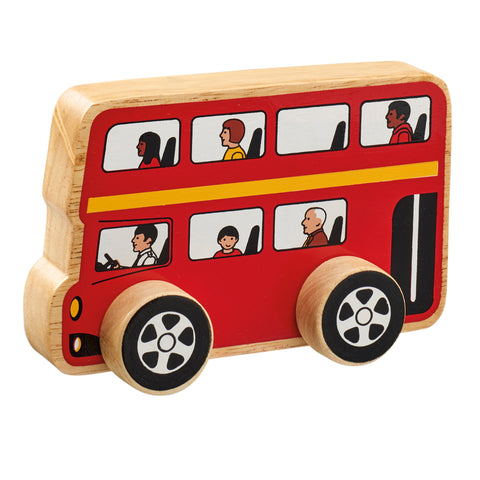 Wooden Bus Push-Along